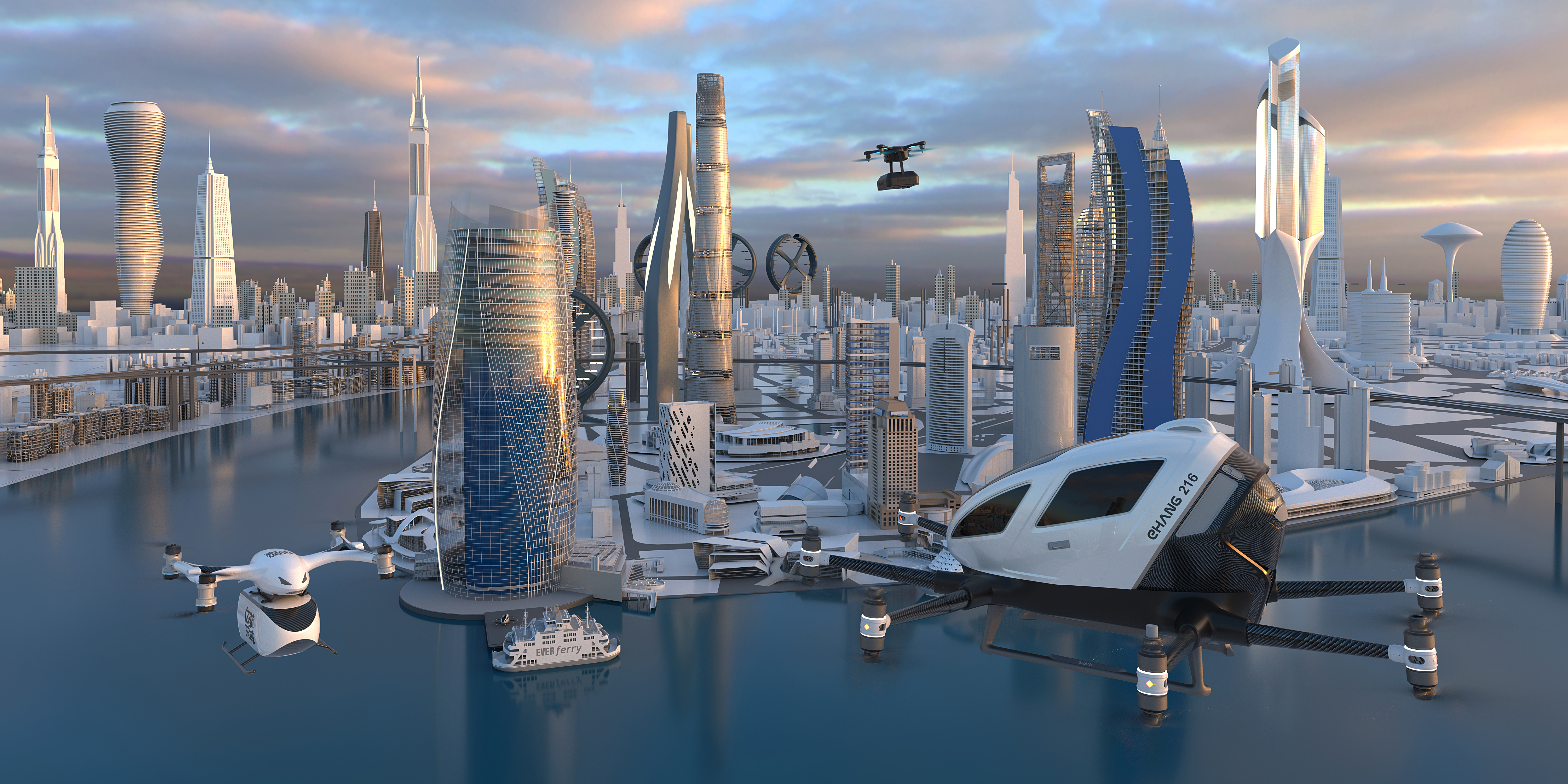 Urban Air Mobility leading by EHang AAV_01